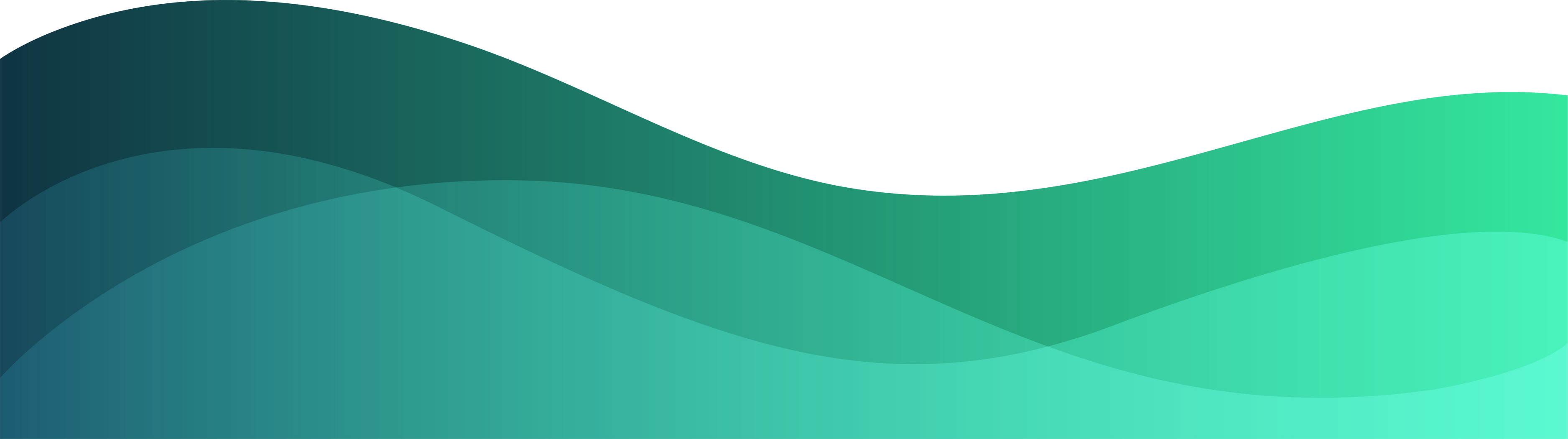 Gradient Transparent Footer